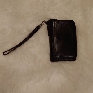 Will Leather Goods wristlet wallet.